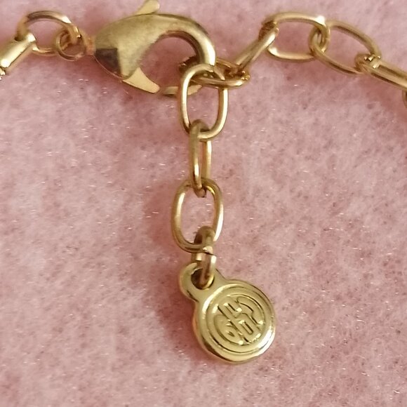 RJ Graziano CN Necklace, Gold Tone with Raphael Cherub Pendant - Picture 6 of 6